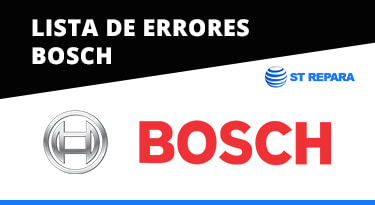 lista de errores bosch